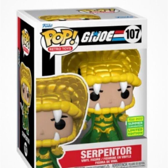 Funko Other - Funko Pop! Vinyl: G.I. Joe - Serpentor - Funko Web (FW) (Exclusive) #107